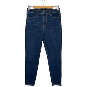 American Eagle Jeans Womens 10 X Short Super Hi Rise Jegging Stretch Boho Casual